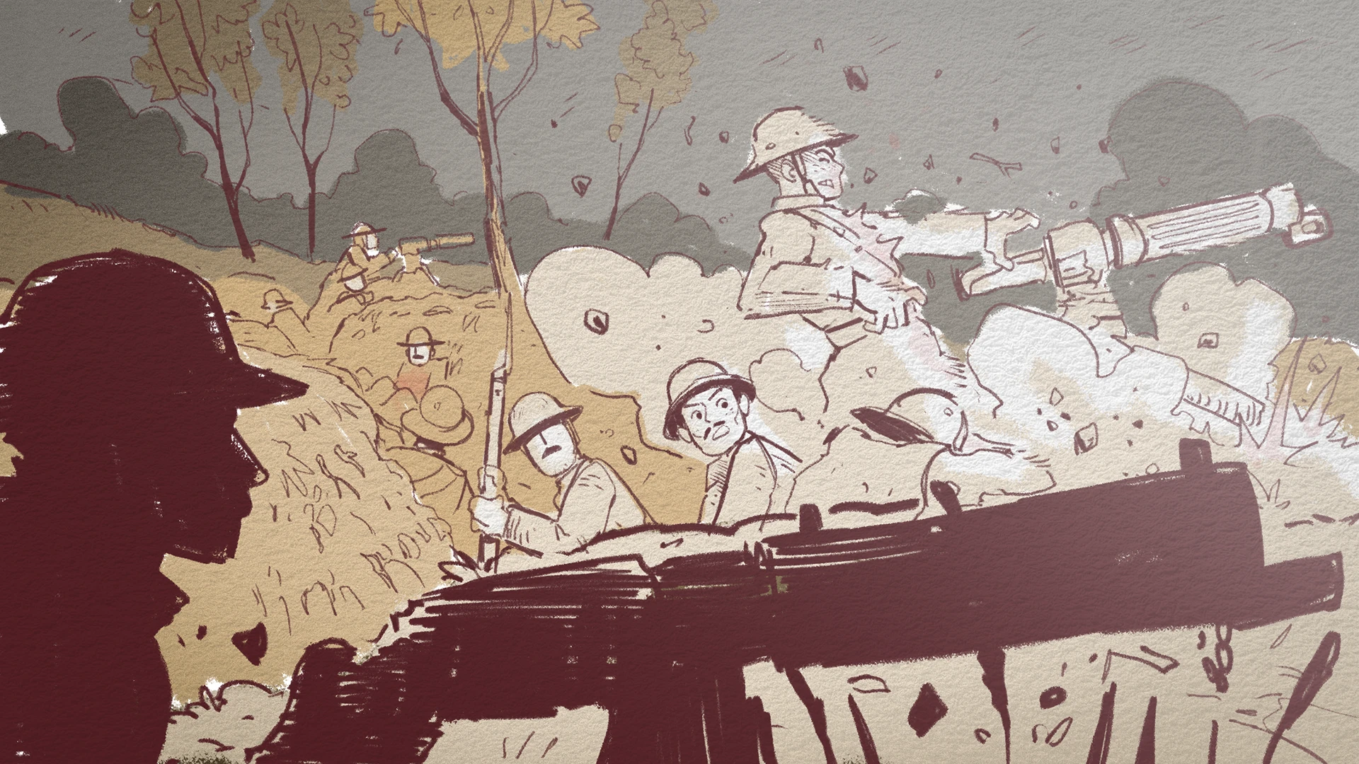 Illustration affrontements britanniques