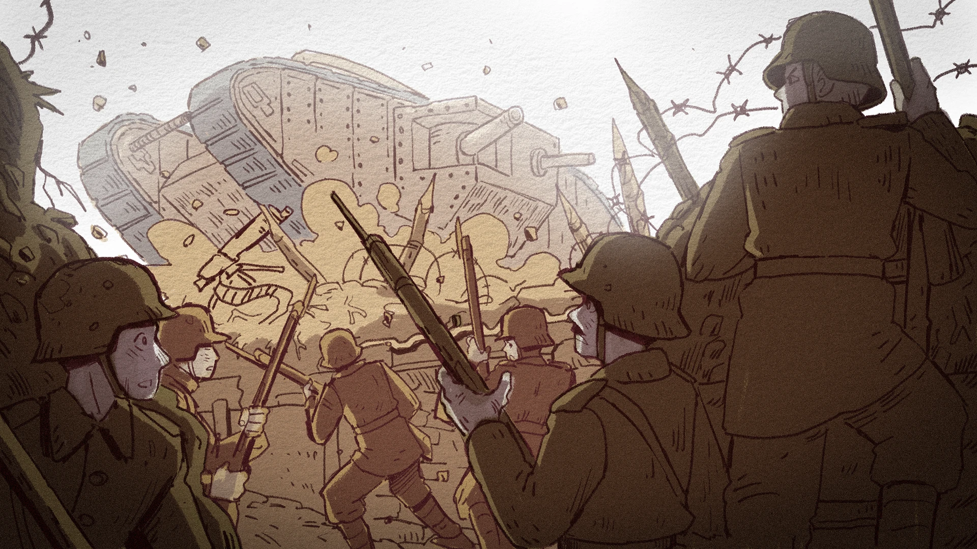 Illustration Chars de la Somme 