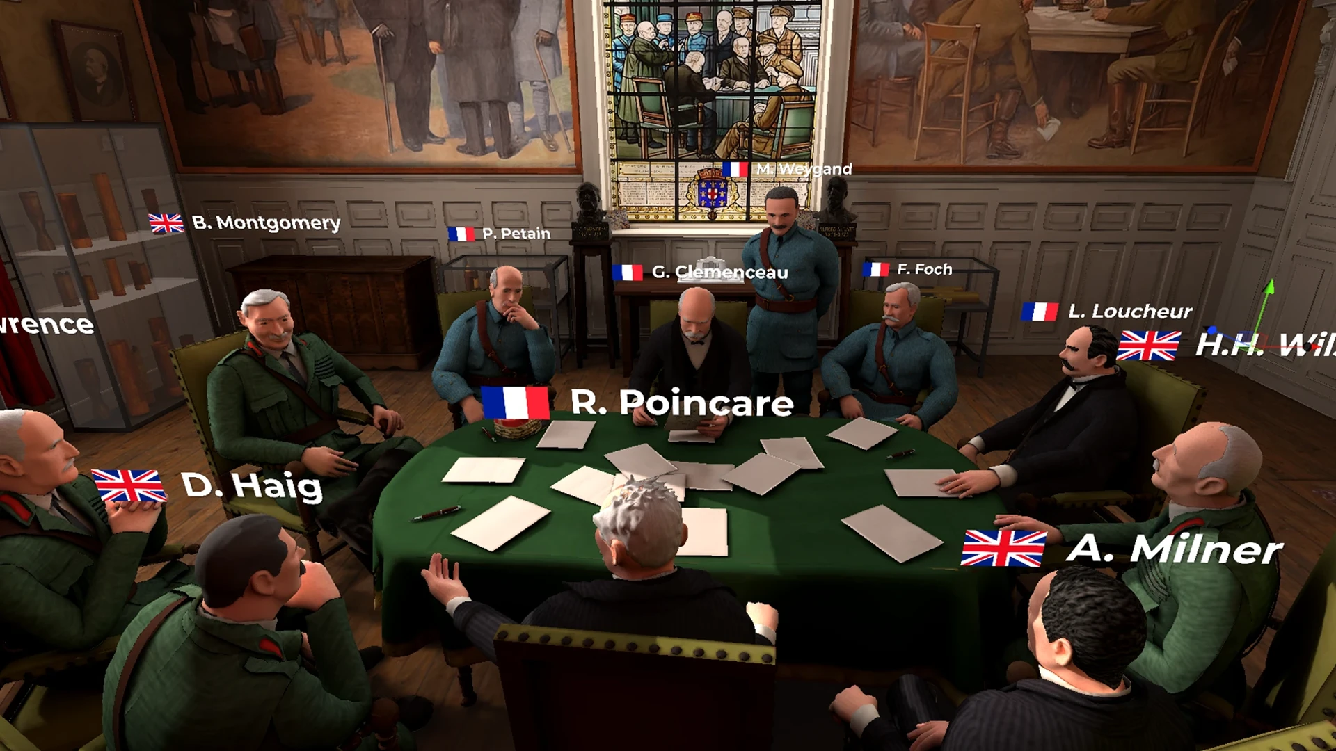 Extrait du projet Unity des généraux.