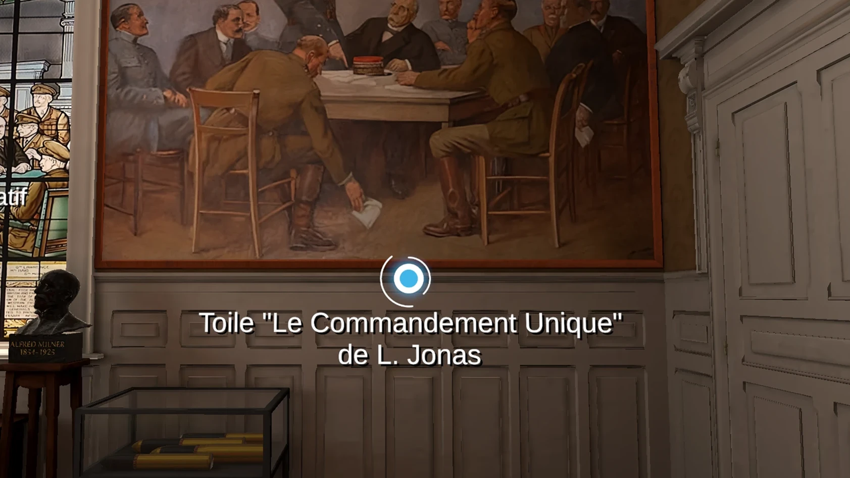 Extrait du projet Unity du point de la toile.